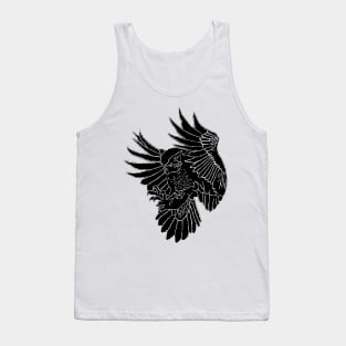 Owl In Flight Tank Top